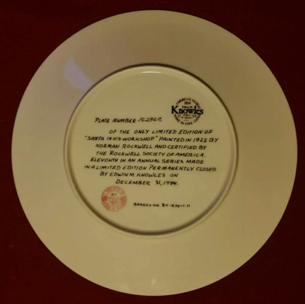 Norman Rockwell Collector's Plate